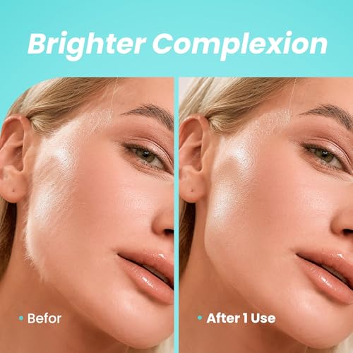 Sonic Dermaplaning Tool for Face - Rechargeable Dermaplane Razor with 6 Refill Dermablades, Facial Hair & Peach Fuzz Remover for Women (White)