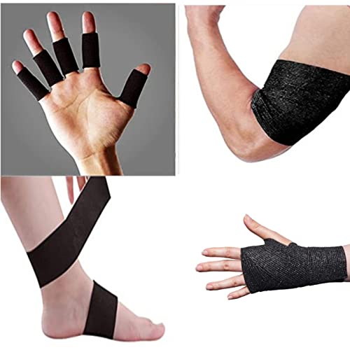 Tattoo Grip Tape Wrap Cover - Autdor 6Pcs 2" x 5 Yards Tattoo Machine Tape Cohesive Elastic Bandage Rolls Self-Adherent Tape for Grip Tube Accessories Sports Tape£¨6PC