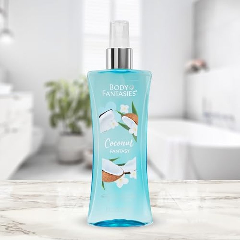 Body Fantasies Signature Fragrance Body Spray, Coconut Fantasy, 8 fl oz