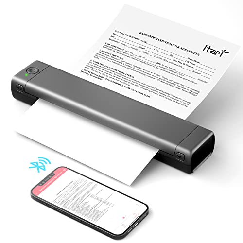 Itari M08F Tattoo Stencil Printer - Thermal Tattoo Machine Support Transfer Paper, Stencil Printer for Tattooing Support Phone & Laptop,Tattoo Printer Copier Kit for Tattoo Artist & Beginner