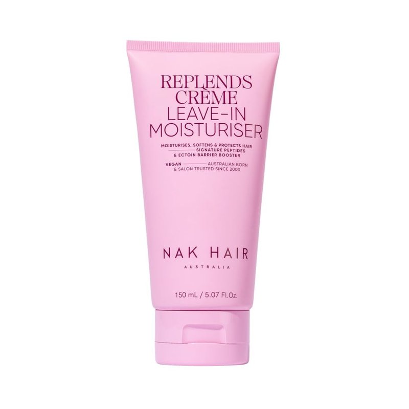 NAK Signature Replends Creme Leave-In Hair Conditioner 150ml - Detangles & Repairs Dry, Damaged & Frizzy Hair with Baobab & Peptide Complex