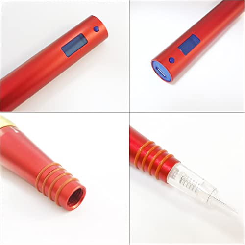 Permanent Makeup Pen Tattoo Rotary Machine 10PCS Needles For Eyebrow,Eyeliner, Lip, AP643