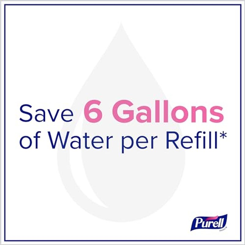 PURELL HEALTHY SOAP with CLEAN RELEASE Technology Foam, Light Fragrance, 1200 mL Refill for PURELL ES10 Automatic Soap Dispenser (Pack of 2) - 8371-02