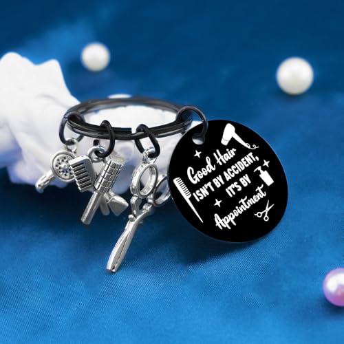 Hair Stylist Hairdresser Gifts for Women Cosmetology Jewelry Comb Scissors Charm Keychain Christmas Birthday Gift for Hairdresser Cosmetologist Hairstylist Retirement Graduation Gift