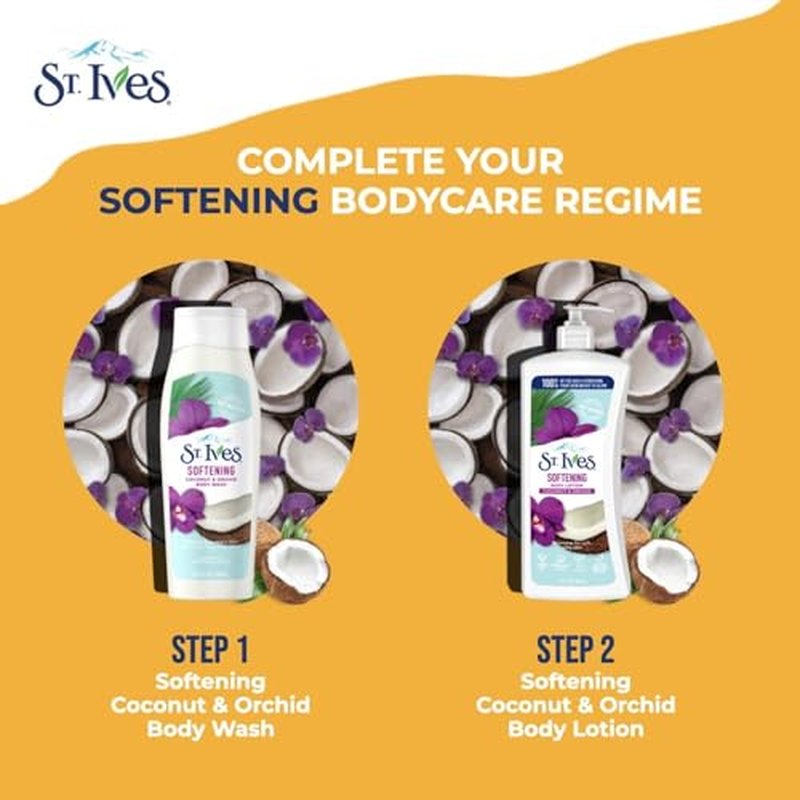 St. Ives Softening Body Lotion Coconut & Orchid Extract 21 oz