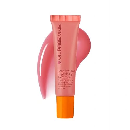 Pout Preserve Peptide Lip Treatment Collection, 4 Scented Shades, Citrus Sunshine, Strawberry Sorbet, Blood Orange Saritz, Cocoa Creme,Moisturizing and nourishing (03)