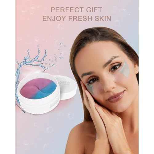 Under Eye Patches for Puffy Eyes and Dark Circles Hydrating Eye Mask with Collagen Eye Gel Pads Reduce Wrinkles Skin Treatment 30 Pairs