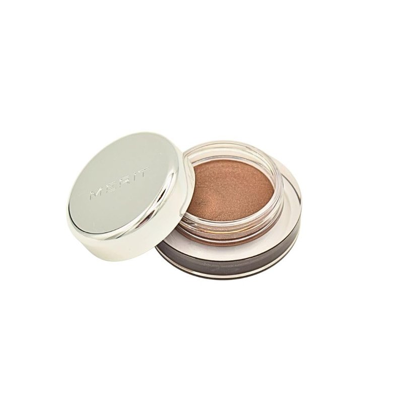 Merit Solo Shadow Cream Eyeshadow Sartorial Bronze, Buildable Crease-Free Pearlescent Color, Vegan & Cruelty-Free, 0.1 oz