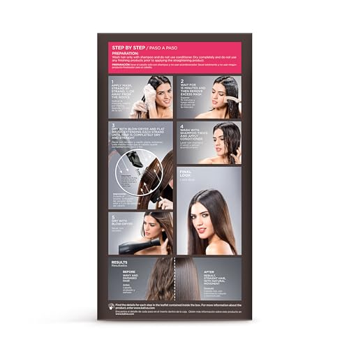 Kativa Anti-Frizz Xtreme Care, Home Use Straightening Treatment with Keratin and Cupua?u, Rebuilds Damaged Hair and Straightens Waves