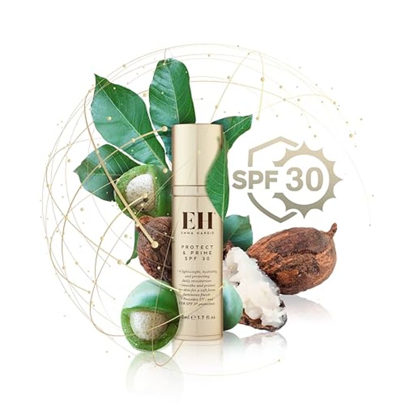 Emma Hardie Protect & Prime SPF 30 -| Moisturizer, Sunscreen, and Face Primer with SPF 30 and Vitamin E, Daily Facial Moisturizer with SPF