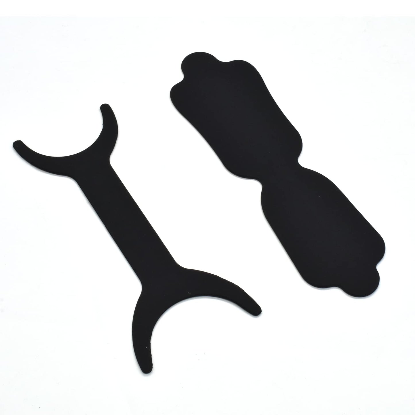 Angzhili 2 pcs Silicone Dental Orthodontic Photography Contraster,Bendable Intraoral Photography Background Board,Black Background Board Contraster (C1+C2)