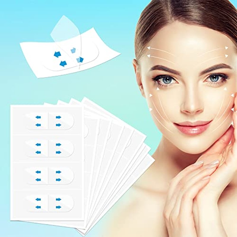 Neck Tape Lifting Invisible,Face Tape Lifting Invisible,300pcs Face Lift Tape,Neck Lift Tape Instant Facelift Tape Face Lifter Tape Facial Tape for Sagging Skin Double chin Jowls Eyes Woman Makeup