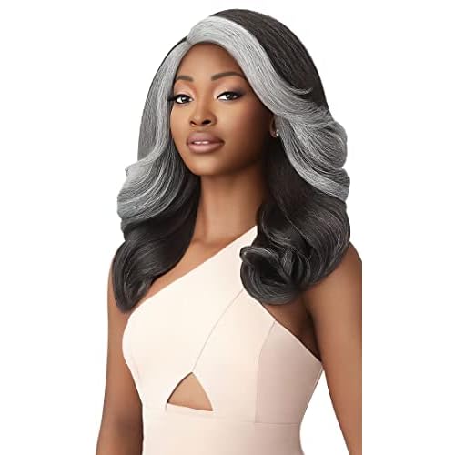 Outre Soft & Natural Synthetic Lace Front Wig - NEESHA 209 (1 Jet Black)