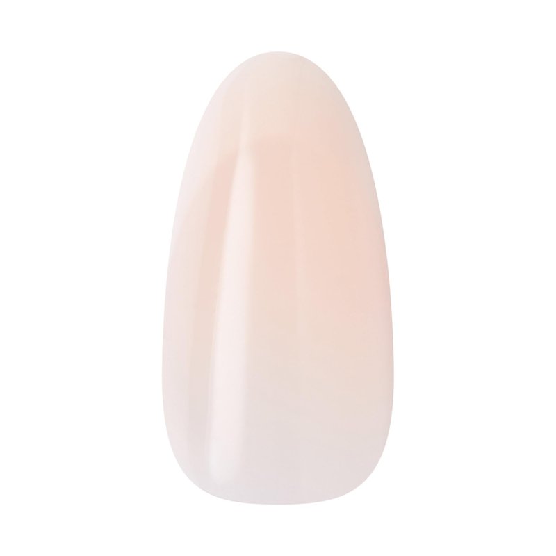 Kiss Core, Press On Nails, Nail glue included, 'Burble', Pink, Medium Size, Almond Shape, Includes 32 Nails, 2g Glue, 1 Manicure Stick, 1 Mini File