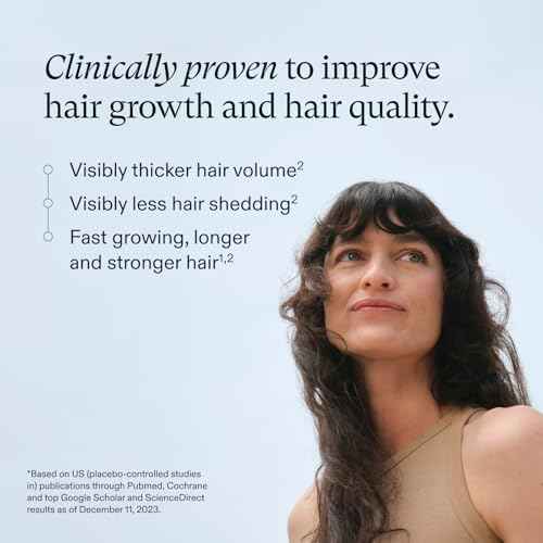 Nutrafol Women's Hair Growth Supplements, for Women Ages 18-44, Clinically Proven Hair Supplement for Visibly Thicker and Stronger Hair, Dermatologist Recommended - 1 Month Supply, 1 Refill Pouch