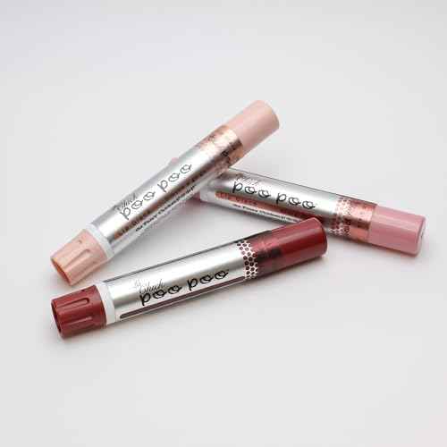 100% Natural Moisturizing Lip Gloss, La Chick Poo Poo Lip Shimmer with Mineral Coloring, Combo (Mauve, Nude, Pink), 3-Tubes