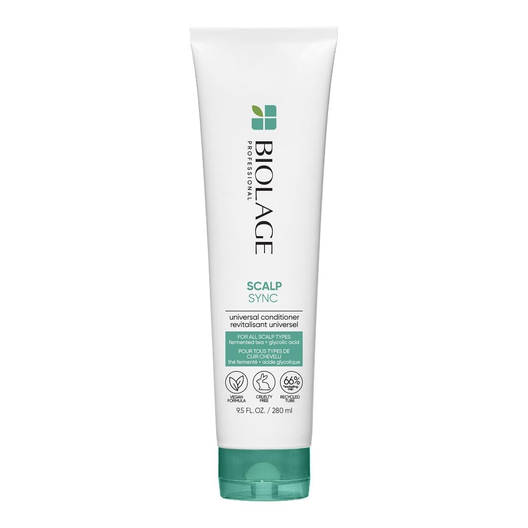 Biolage Scalp Sync Universal Conditioner | Lightweight Conditioner | Nourishes Hair & Promotes Healthy Scalp | Fermented Tea & Glycolic Acid | Sulfate-Free | Paraben-Free | For All Scalp Types