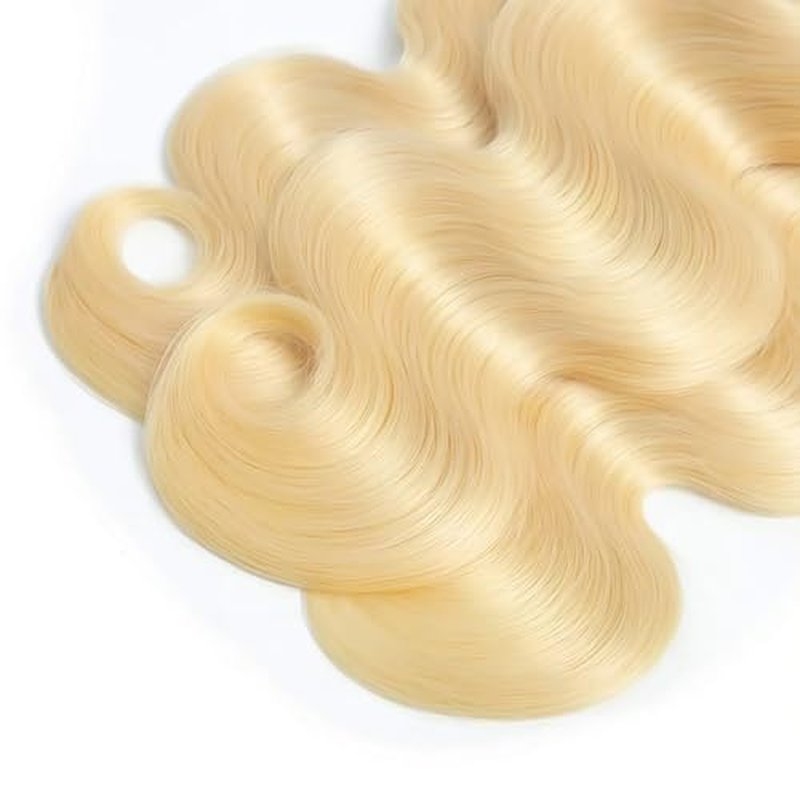 613 Blonde Bundles Human Hiar 26 28 30 inch Body Wave Hair Weave for Black Women Brazilian Virgin Hair 12A Quick Weave 3 Bundles Double Weft