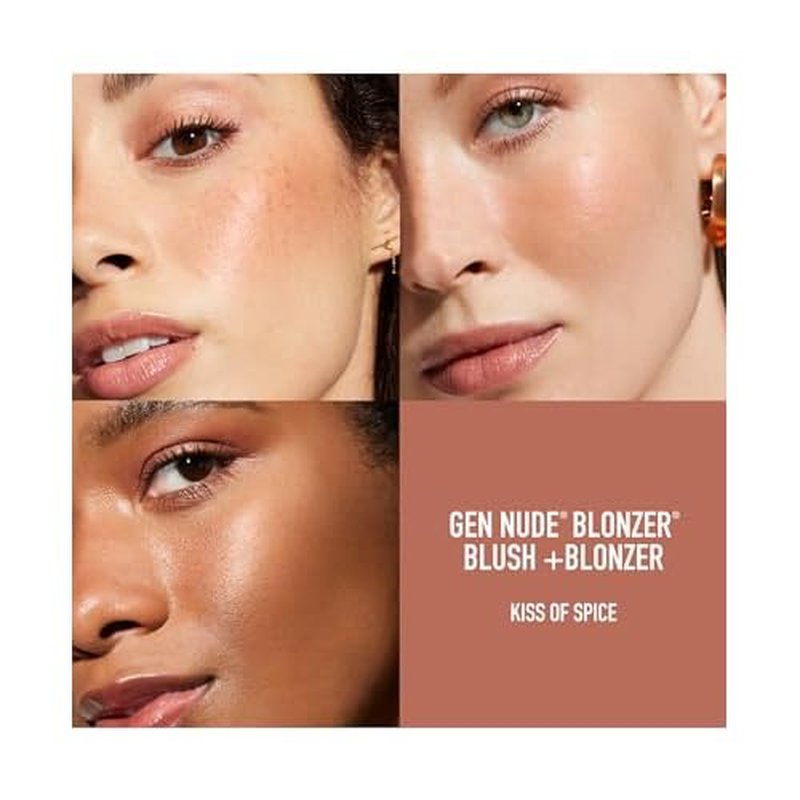 bareMinerals Gen Nude Blonzer, Blush & Bronzer Hybrid, Talc-Free Compact Powder Makeup, Buildable Luminous Finish, All-Day Wear, Rosy-Bronze Shades, Vegan