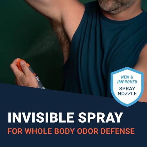 Mando Whole Body Deodorant For Men - Invisible Spray Deodorant - 72 Hour Odor Control - Low Irritation Formula - Aluminum Free, Benzene Free - 3.6 ounce - 3pk - Bourbon Leather, Mt Fuji, Pro Sport