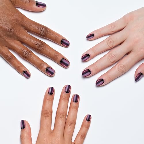 Sally Hansen Miracle Gel Nail Polish Special Effect Top Coat | Salon Quality, Gel-Like Formula, Two-Step System, No UV Light Needed, Long Lasting | 111 Pixie Chrome | Sheer Glittery Pink Nail Polish