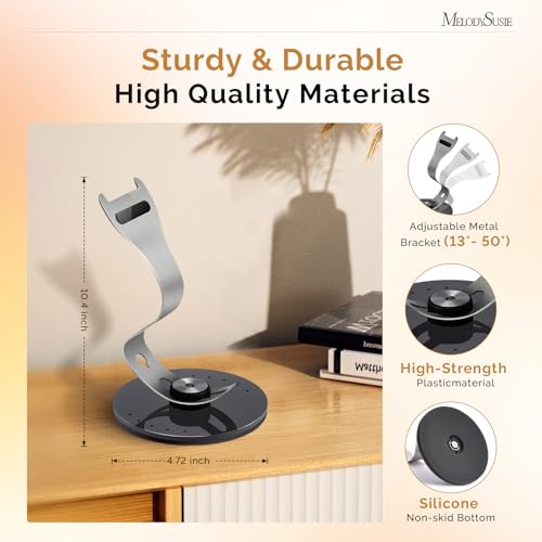 MelodySusie Clip-On Nail Drill Holder with 10 Drill Bits Holes,Acrylic Base Stand for All Clip-On Electric Nail File,Especially for SC300F,SC320H,SC320F,SC320D,SC330G,SM330G,SC320C,MM400D,MB420G