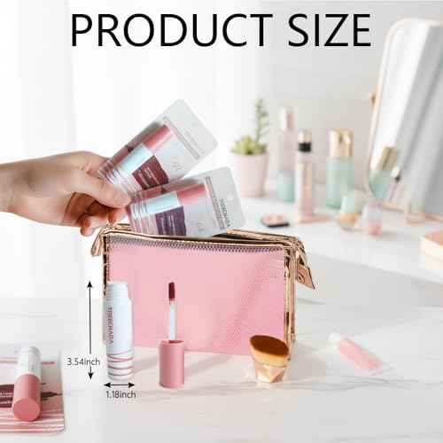 2pc Thailand Lipstick Set for Women, Lip Cream Long Lasting Waterproof with Velvet Matte & Soft Lightweight, Lip Mud Suitable for All Makeup Looks, Making You More Dazzling £¨Tangerine& Rose