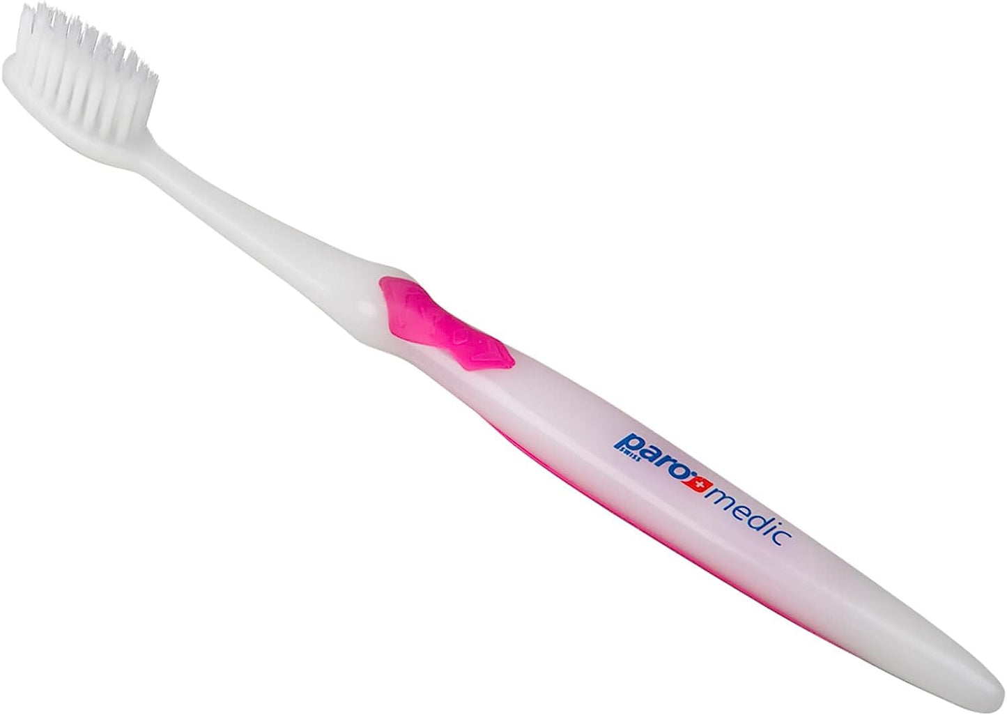 Paro Medic Soft Toothbrush, Conical and Soft Filament with Silky-Fine, Ultra Flexible End, Soft Konex The Gently Way to Clean The Gum (3 Pack Multi-Color)
