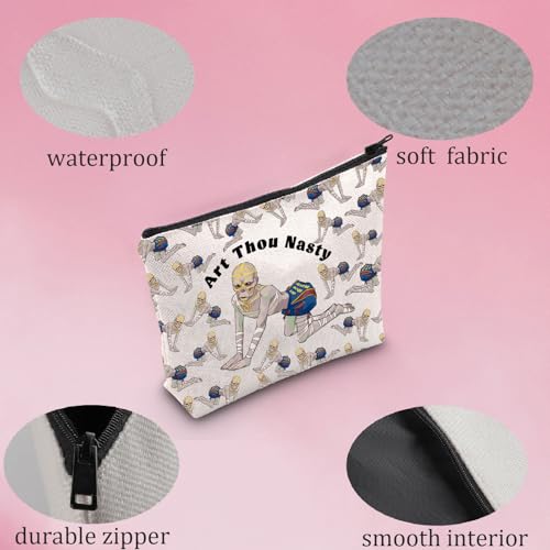 MNIGIU Withers Makeup Bag Withers Fan Gift BG3 Merch Art Thou Nasty Quote Gift (Art Thou Nasty Bag)