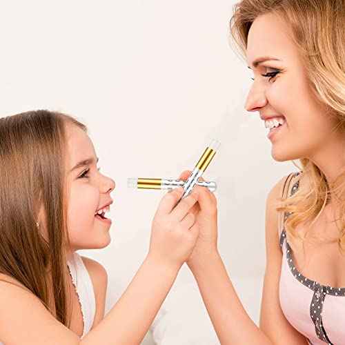 Geiserailie 30 Pcs Lash Shampoo Brushes Soap Bottle Set, 10 Eyelash Extensions Mascara Brushes 10 Peel off Blackhead Nose Cleaning Brush 10 Plastic Foam Reusable Bottle for Women(Simple,White)