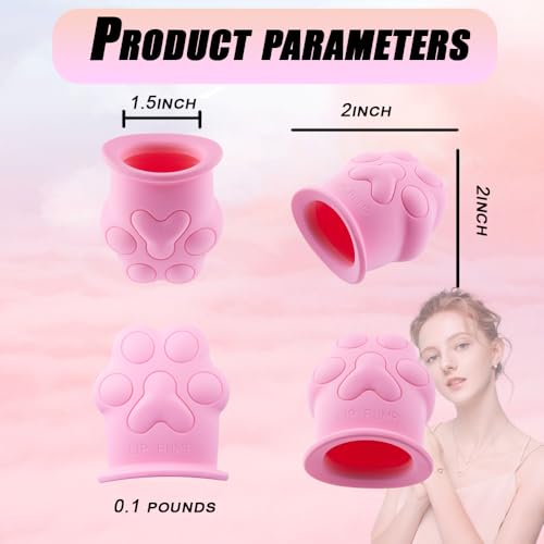 Silicone Lip Plumper for Women,Reusable Instant Lip Enhancer Tool, Rapid Volume & Sexy Natural Plump for Pre-Makeup, Parties & Date Nights, Kissable Lip Care Accessory with Pain-Free Suction