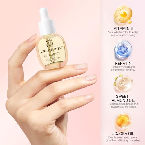 AZUREBEAUTY Dip Powder Liquid Set 15ml/0.5oz Nail Repair Cuticle Oil Multi-Purpose Dip Powder Base Top Coat with Activator, Bond, Cuticle Care for Dipping Kit, No Need Nail Lamp