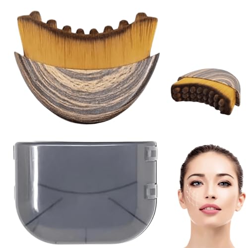 Lymphatic Contour Face Brush, Lymphatic Drainage Massager for Face,Ergonomically Designed to Fit The Skin Precisely and Relieve Fatigue (1Pcs)