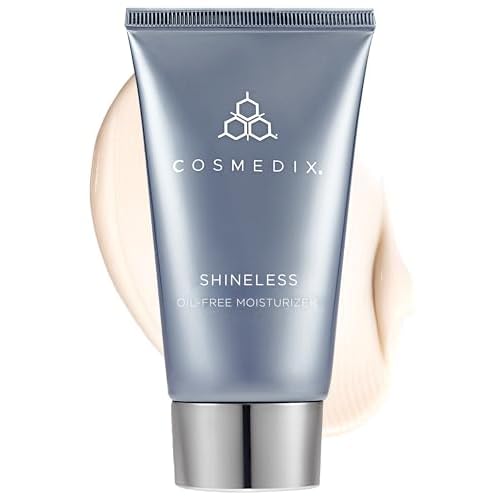 COSMEDIX Shineless Oil-Free Face Moisturizer for Women & Men - Hydrating Face Cream with Vitamin B3 for Oily & Blemish-Prone Skin - Daily Facial Skin Care for Firmer, Smoother & Radiant Glow