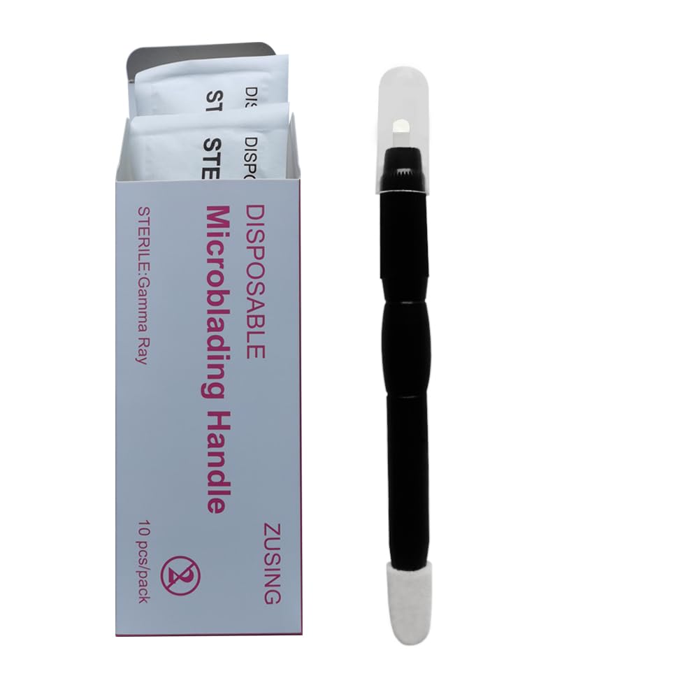 ZUSING Very Sharp Disposable Microblading Pens 18U With Pigment Brush