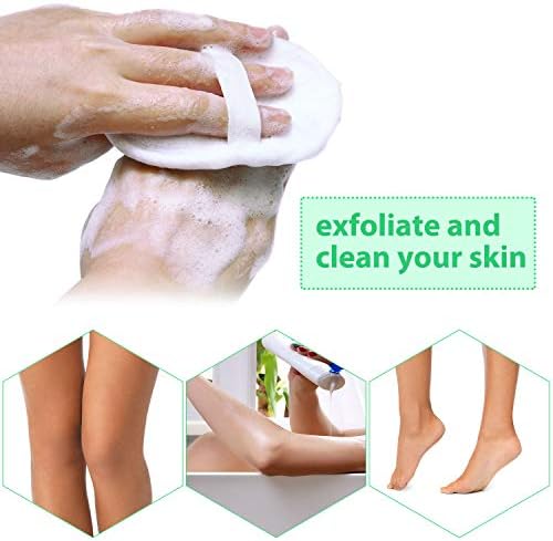 Loofah Pads - 24 Pcs Natural Exfoliating Mini Sponge Set for Bath & Shower | Ideal for Spa & Travel