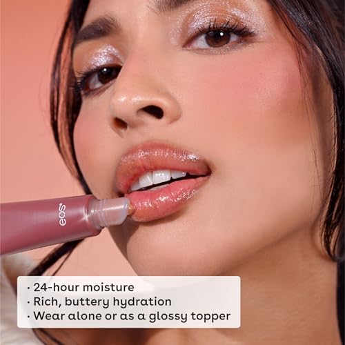 eos Holiday Tinted Super Balm, Salted Caramel, 24-Hour Moisture, Lip Tint, Limited Edition Lip Care, Stocking Stuffers, 0.35 fl oz