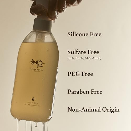 Korean Soybean Shampoo, Hair Loss Relief, Sulfate & Silicone-Free, Deep Scalp Cleanse, Hypoallergenic, 120-Hour Fermented Black Soybean Extract, pH-Balanced, Holiday Gift | 500ml