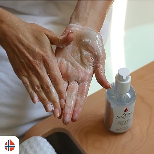 Geir Ness Laila Body Wash - Nourishing and Moisturizing Shower Gel - With Vitamin A and E - For Dry And Sensitive Skin - Rich and Fragrant Body Cleanser For Women