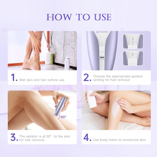 Epilator,Epilator for Women Facial Hair Removal Rechargeable,2 Speeds Hair Removal,HairRemoval Device with 36 Tweezers,Hair Removal forWomen Legs/Face/Bikini/Arms,Womens Electric Shaver Smooth Skin