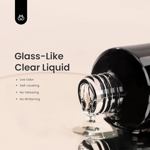 beetles Gel Polish 2Pcs 15ml No Wipe Top Coat Gel Nail Polish High Gloss Shiny Long-Lasting Clear Gel Top Coat, Soak Off Nail Lamp, Christmas Nails Home DIY Manicure and Nail Salon Gifts for Girls