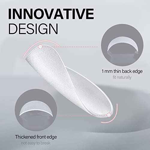 AILLSA Almond Nail Tips 450pcs Soft Full Cover Gel Nails Tips Matte Pre-shaped Press On False Extension Gelly Nail Tip for Acrylic Nails Professional, 15 Sizes Medium Nails Tip for Beginners