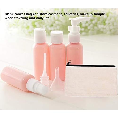 10 PCS Canvas Makeup Bag Cosmetic Pouch Blank Zipper Bag-9.1 ¡¿ 5.9 inch