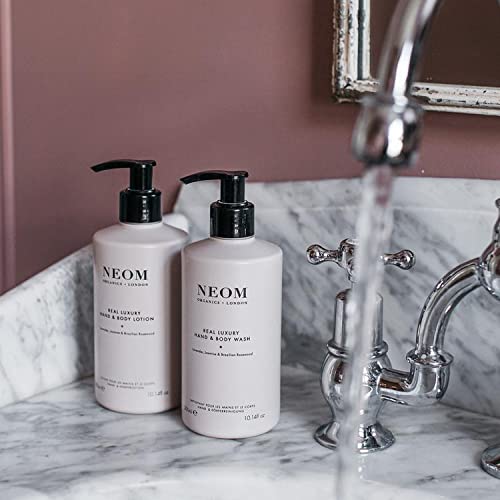 Neom ? Real Luxury Hand & Body Wash, 300ml | Lavender, Jasmine & Sandalwood | Gently Cleanse & Soften