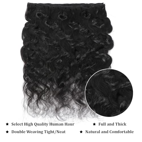 15A Raw Indian Human Hair Bundles Body Wave Bundles Human Hair,Triple Lifespan Virgin Remy Hair,No Tangle Shedding,Keep Texture Silky Soft After Multiple Washes (1 Bundle Natural Black, 18 inch)