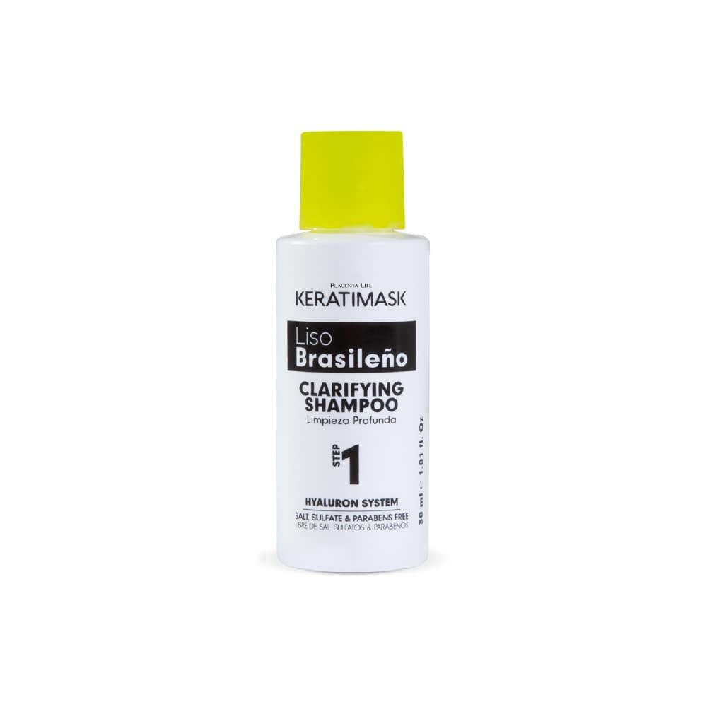 Silky, Frizz-Free Hair at Home – Brazilian Keratin Straightening Treatment Kit by Placenta Life with Hyaluronic Acid, Deep Repair & Long-Lasting Smooth Shine for Damaged Hair