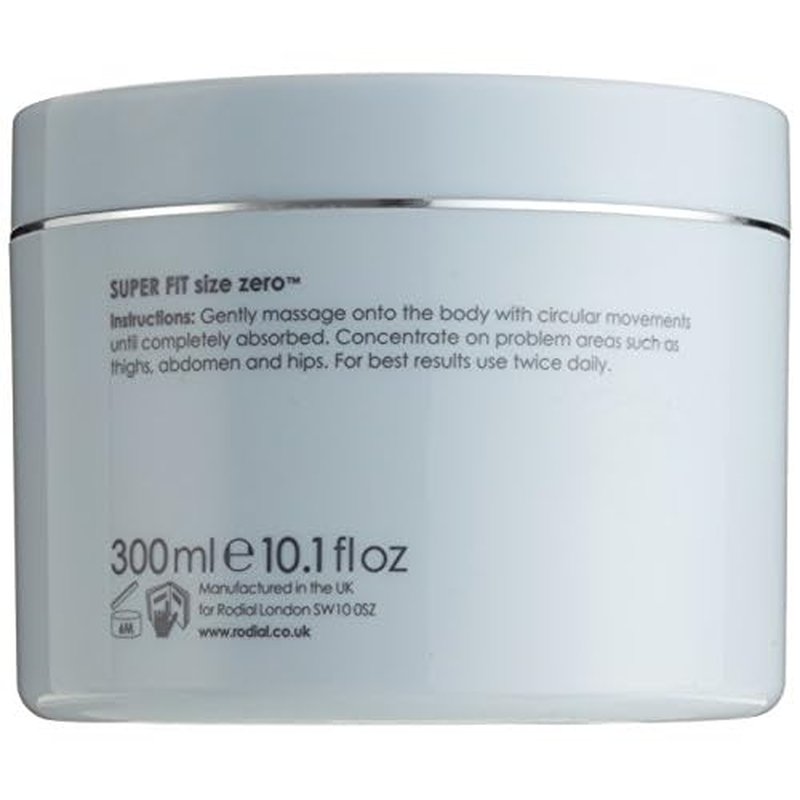 Rodial Super-Fit Size Zero Cream, 10.1 fl. oz. - Refining and Toning Body Moisturiser - Lotus Flower Extract to Firm - Easily Absorbed