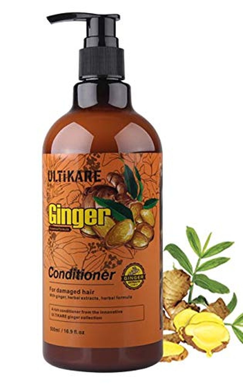 Ginger Shampoo & Conditioner Set - Hair Loss & Anti-Dandruff Treatment | 2 x 16 fl. oz.