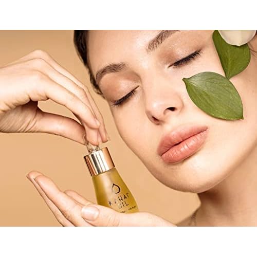 Kahai Oil Natural Anti Aging Face & Body Oil 100% Pure Cacay Cold Pressed Reduce Wrinkles & Fine Lines, Firms Skin, Elasticity Deep Hydration For Face, Neck, Decollete, Hands, Hair All Skin Types 30ml