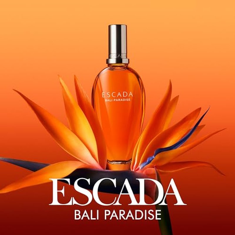 Escada Bali Paradise Eau De Toilette ? Floral Women's Perfume ? With Notes of Dragon Fruit Accord, Bird of Paradise Accord & Sandalwood ? Luxury Perfumes for Women ? Long Lasting Fragrance